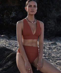 Jetset Soft Tri Top Russet