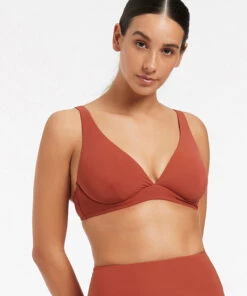 JETSET D/DD Underwire Bikini Top Russet