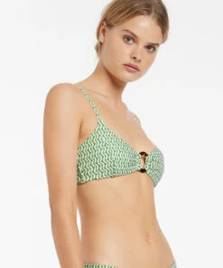 Jets Ipanema Trim Bralette Palm -Seafolly Fashion Store J40338 Palm 4