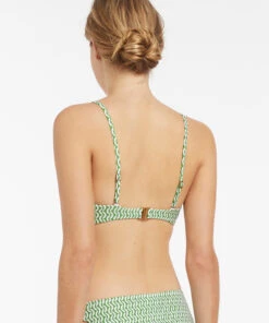Jets Ipanema Trim Bralette Palm -Seafolly Fashion Store J40338 Palm 5