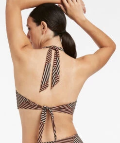 Jets Raya D_DD Halter Top Tobacco -Seafolly Fashion Store J40354D DD TOBACCO 4