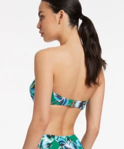 Jets Viva Bandeau Top Emerald -Seafolly Fashion Store J40382 Emerald 5
