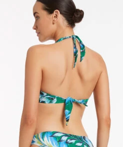Jets VIVA D-DD TWIST FRONT TOP Emerald -Seafolly Fashion Store J40405D DD Emerald 4