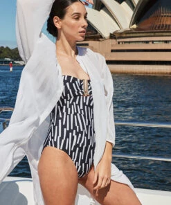 Jetset Longline Shirt Dress White