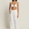 Jetset High Waist Pant White
