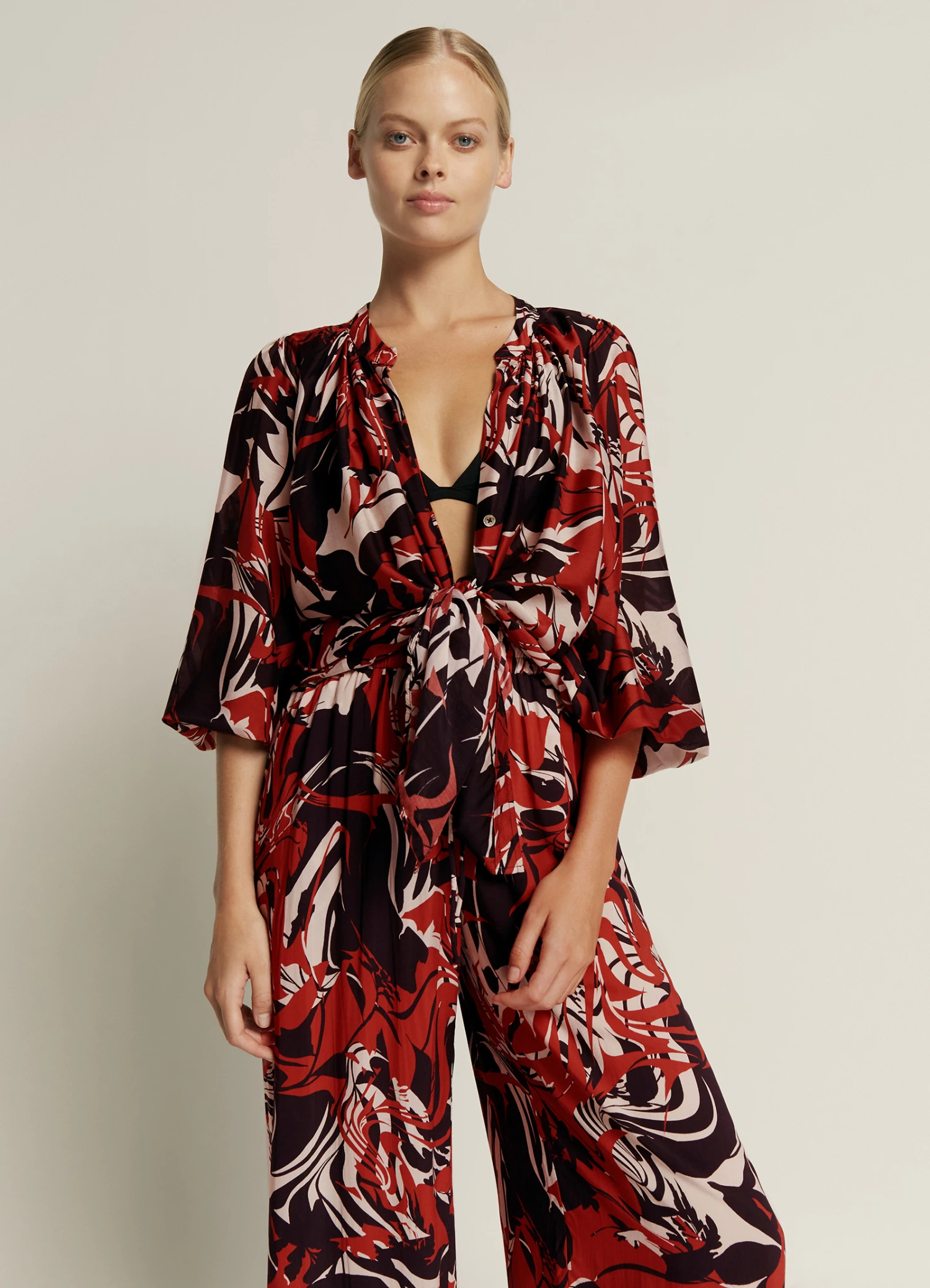 Jets Casa Lucia Shirt Desert red/black 2 Jets Casa Lucia Shirt Desert red/black - Image 2