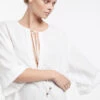 JETSET Wide Sleeve Kaftan White
