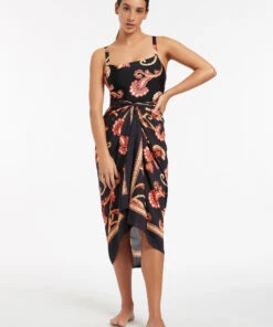 Jets Silk Road Sarong Black