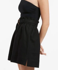 Jetset Highwaist Short Black 6 Jetset Highwaist Short Black -Seafolly Fashion Store J60855 Black 3