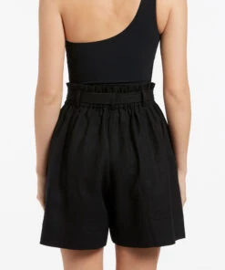 Jetset Highwaist Short Black 7 Jetset Highwaist Short Black -Seafolly Fashion Store J60855 Black 4