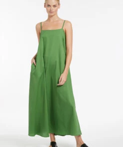 Jetset A Line Strappy Dress Palm