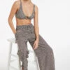 Jets Ipanema Wide Leg Pant Chocolate