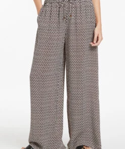 Jets Ipanema Wide Leg Pant Chocolate -Seafolly Fashion Store J60861 Chocolate 3
