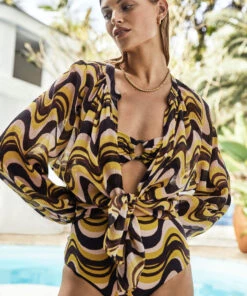 Jets Ascenso Gathered Shirt Citrus