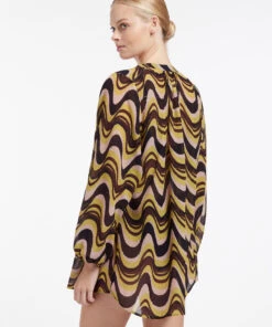 Jets Ascenso Gathered Shirt Citrus 9 Jets Ascenso Gathered Shirt Citrus -Seafolly Fashion Store J60862 Citrus 4