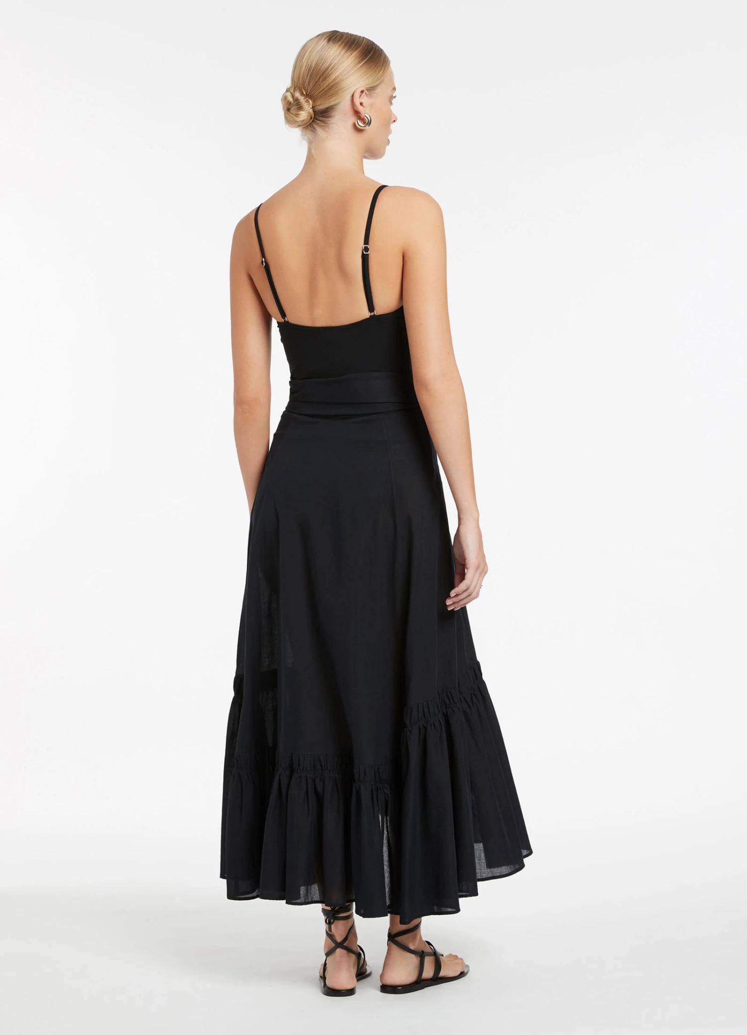 Jets Ascenso Tier Wrap Skirt Black 3 Jets Ascenso Tier Wrap Skirt Black - Image 3