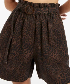 Jets Pantera Highwaist Short Chocolate -Seafolly Fashion Store J60877 Chocolate 6