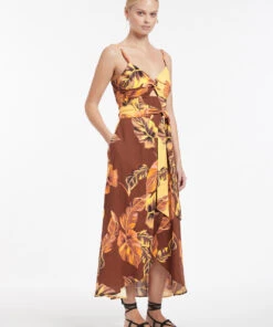 Jets Palmas Spliced Dress Chocolate 7 Jets Palmas Spliced Dress Chocolate -Seafolly Fashion Store J60880 Chocolate 3