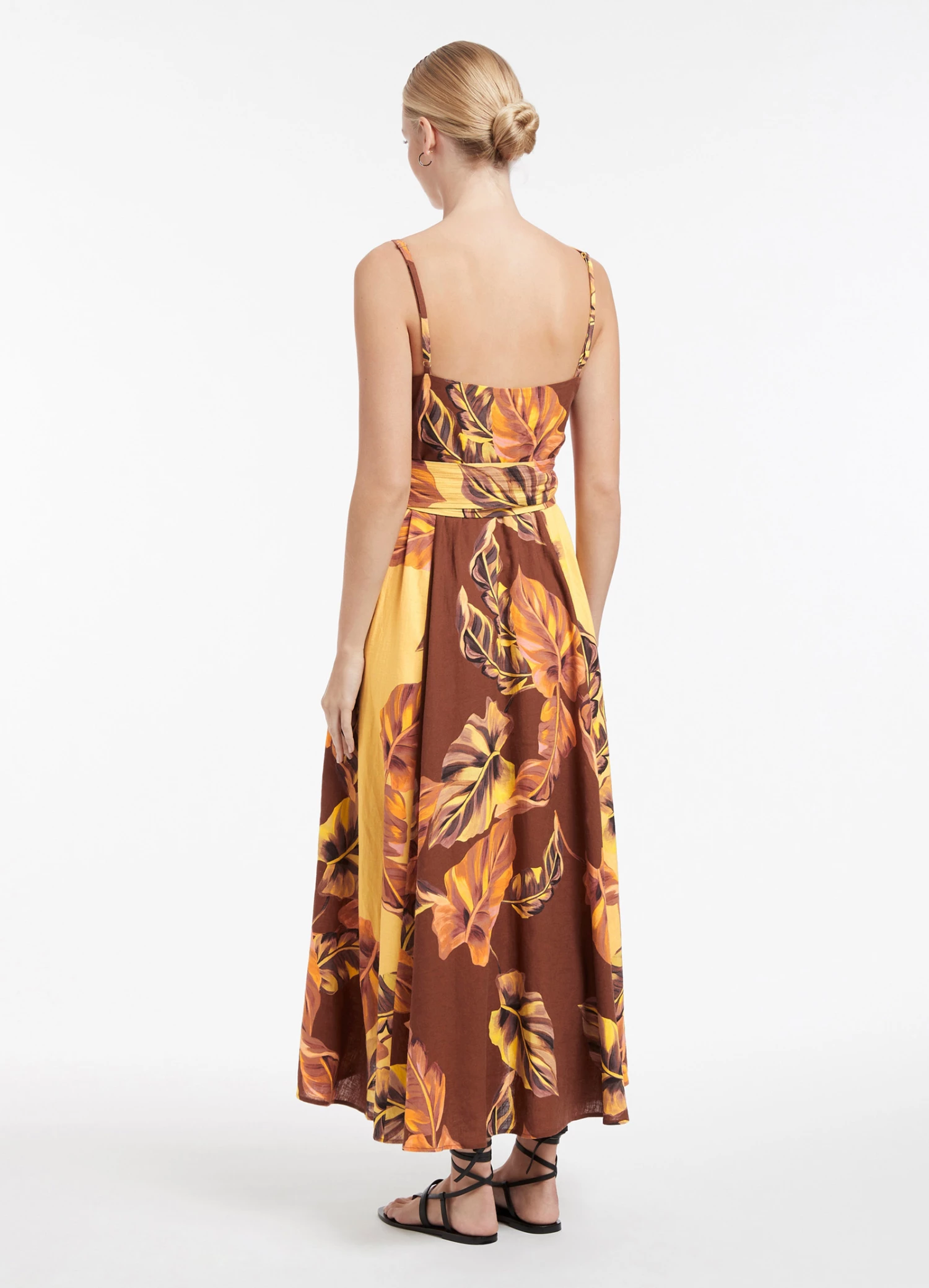 Jets Palmas Spliced Dress Chocolate 4 Jets Palmas Spliced Dress Chocolate - Image 4