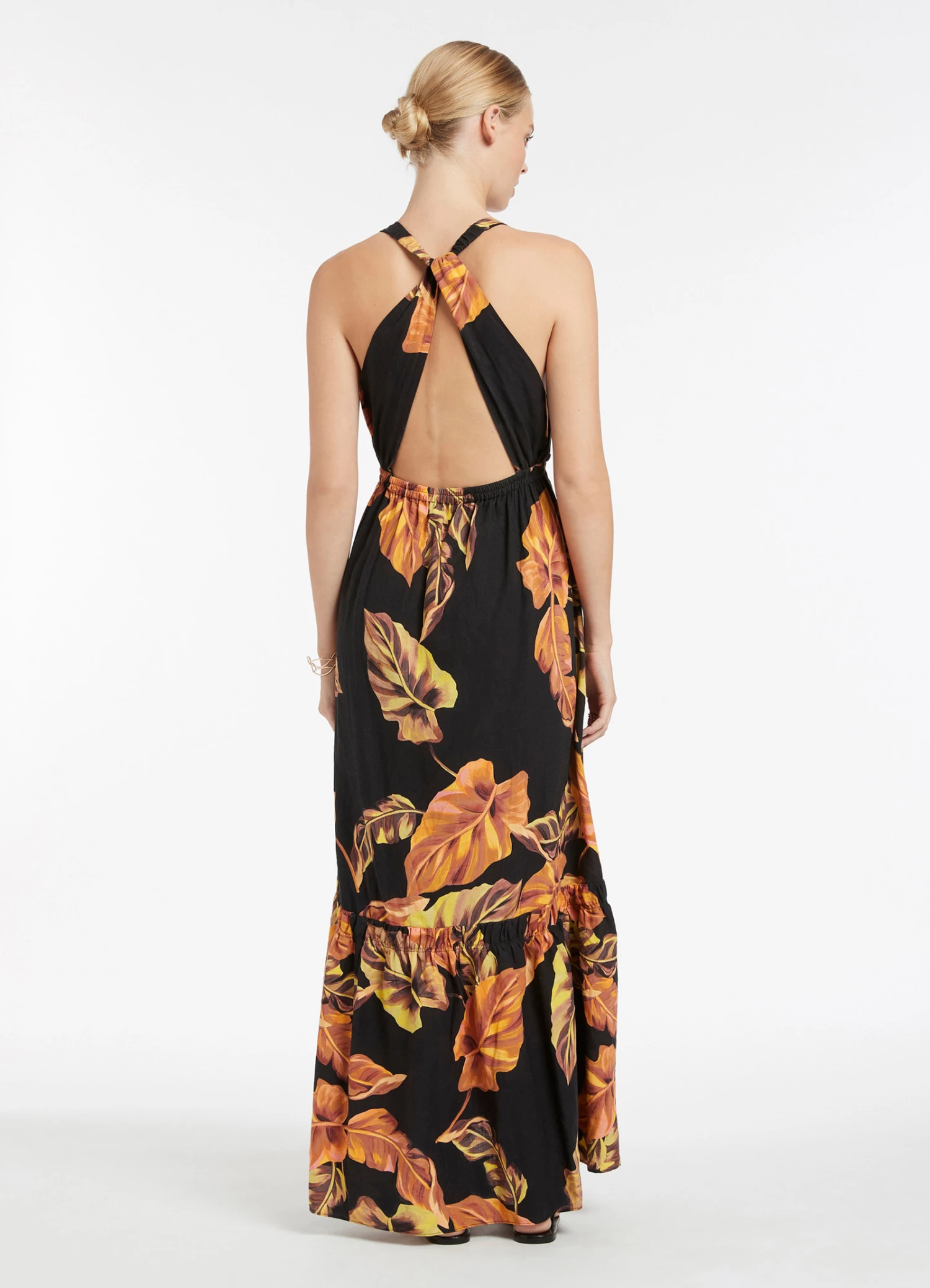 Jets Palmas Plunge Maxi Dress Black 5 Jets Palmas Plunge Maxi Dress Black - Image 5