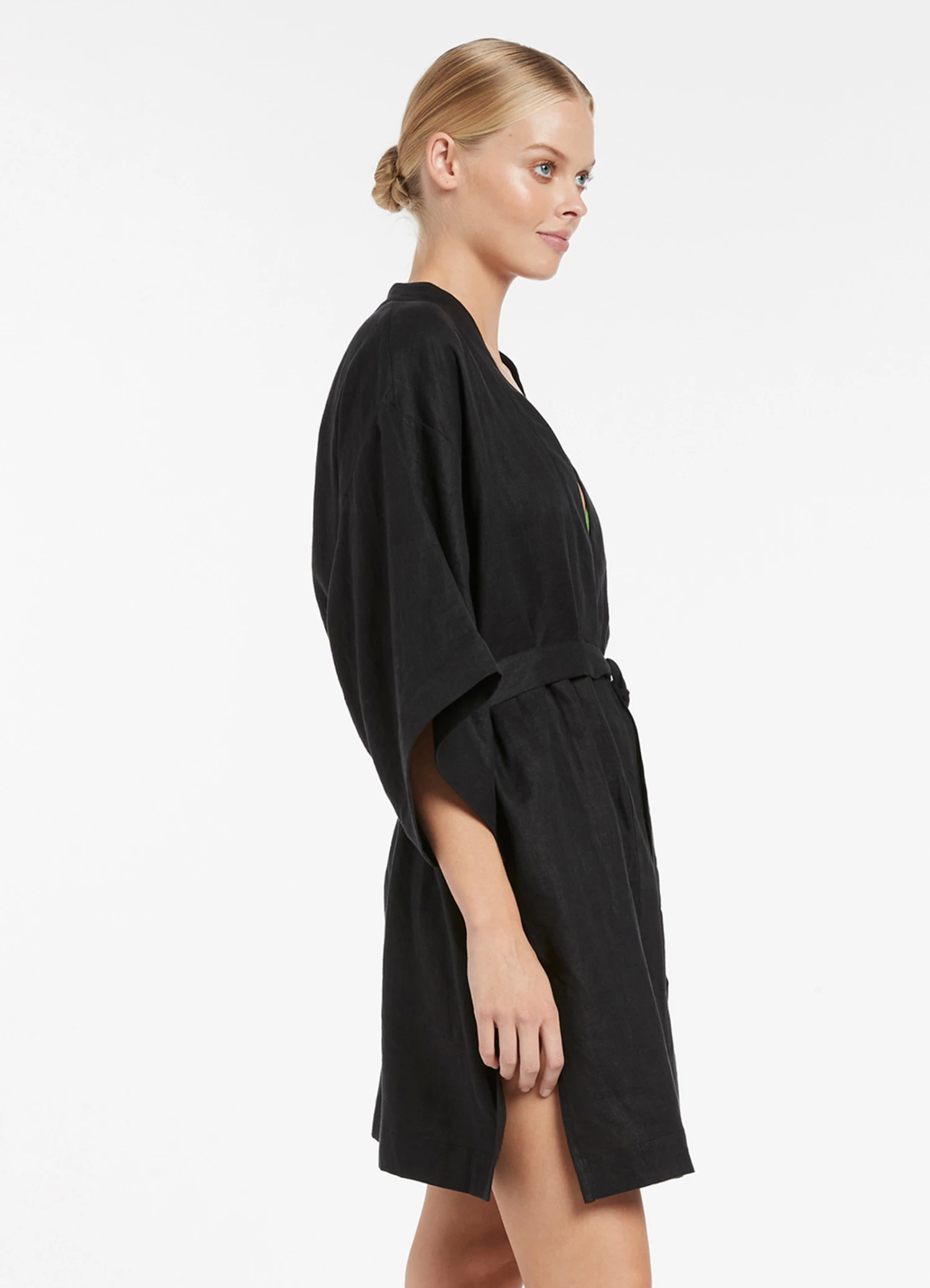 Jetset Beach Robe Black 2 Jetset Beach Robe Black - Image 2