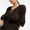 Jets Pantera Bell Sleeve Kaftan Chocolate