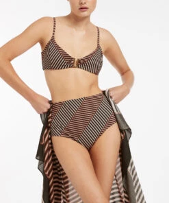 Jets Raya Sarong Tobacco 7 Jets Raya Sarong Tobacco -Seafolly Fashion Store J60907 TOBACCO 4