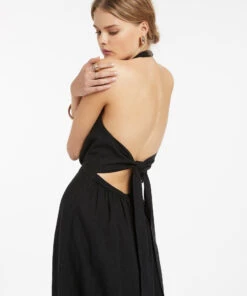 Jetset Halter Dress Black -Seafolly Fashion Store J60915 Black 4